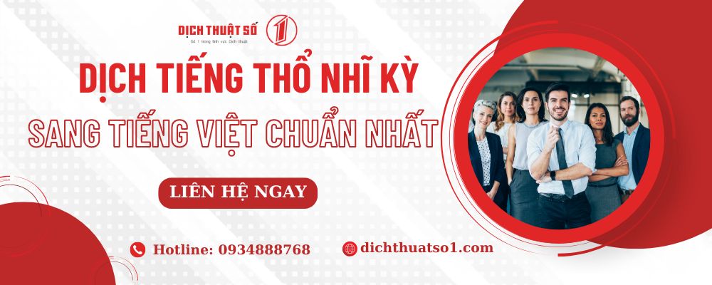 Dịch Tiếng Thổ Nhĩ Kỳ Sang Tiếng Việt