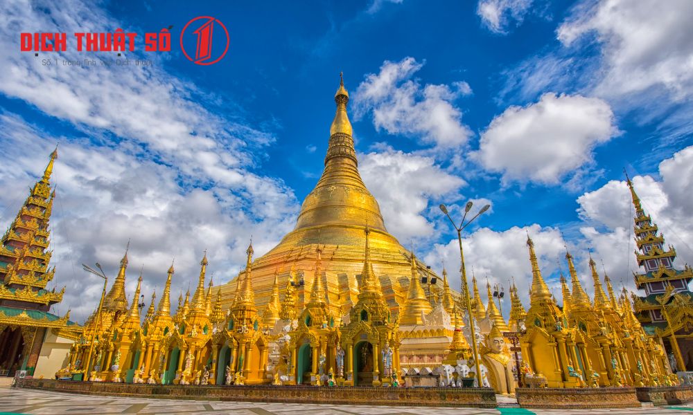tiếng myanmar - chùa Shwedagon