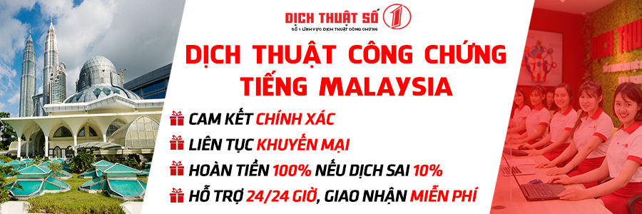 Dịch Tiếng Malaysia sang Tiếng Việt