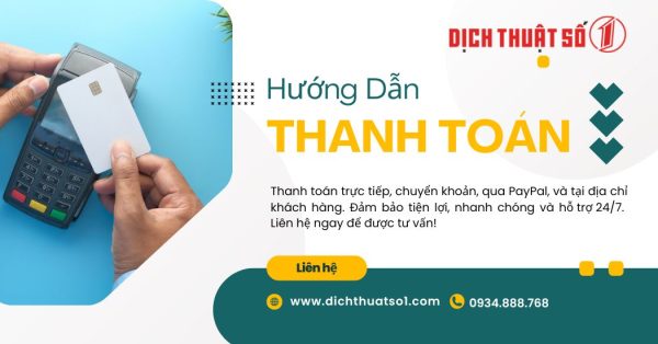 Hướng Dẫn Thanh Toán Dành Cho Khách Hàng