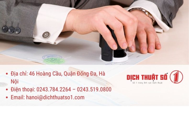 Notarized translation office in Hanoi