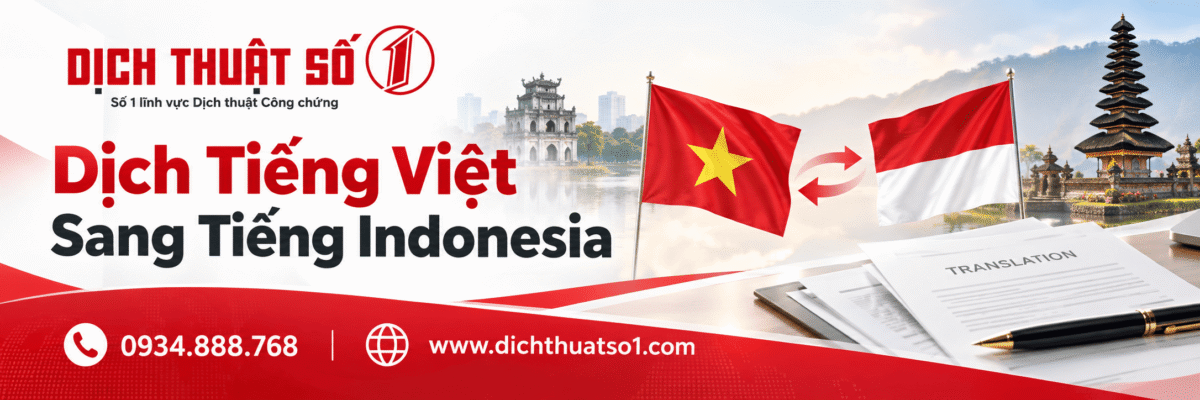 Vietnamese to Indonesian Translation: Notarized, Reliable