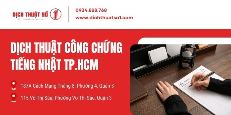 Japanese Notarized Translation in Ho Chi Minh City