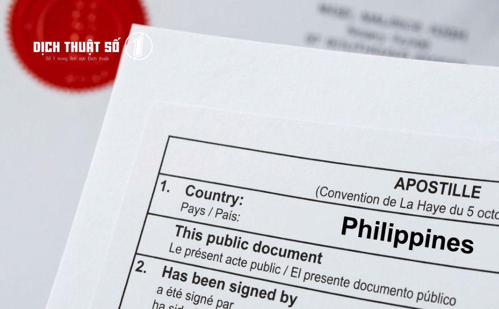 Trường hợp chỉ cần xin chứng nhận Apostille Philippines