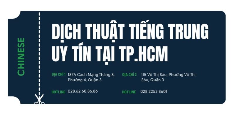 Chinese translation company in HCMC