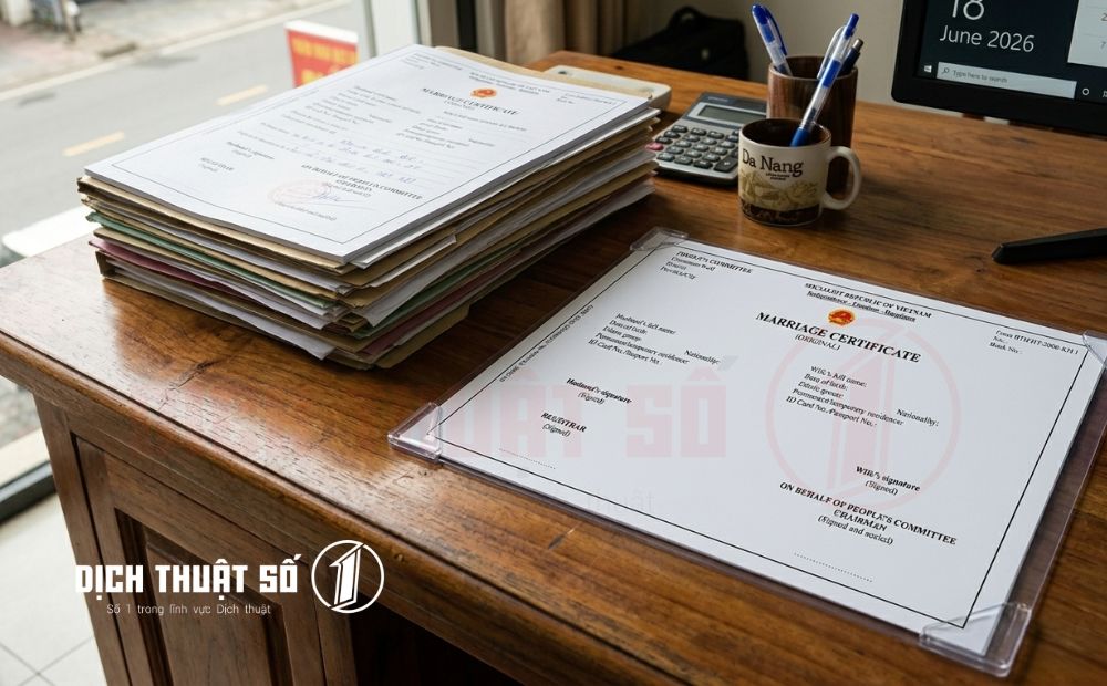 Dịch thuật công chứng giấy kết hôn​ là làm gì?
