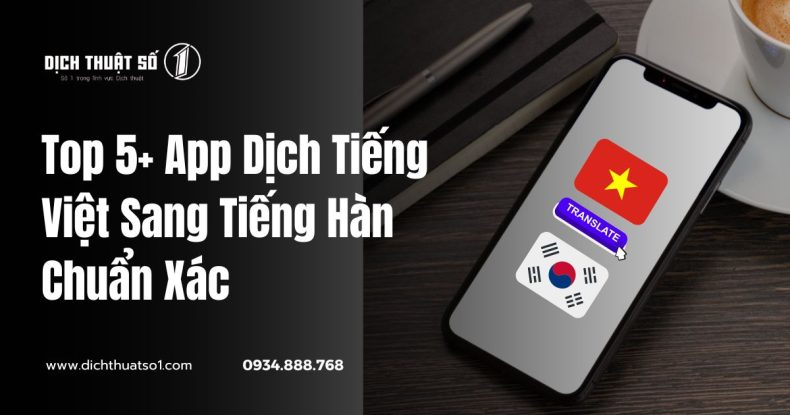Summary of Standard Vietnamese to Korean Translation Apps