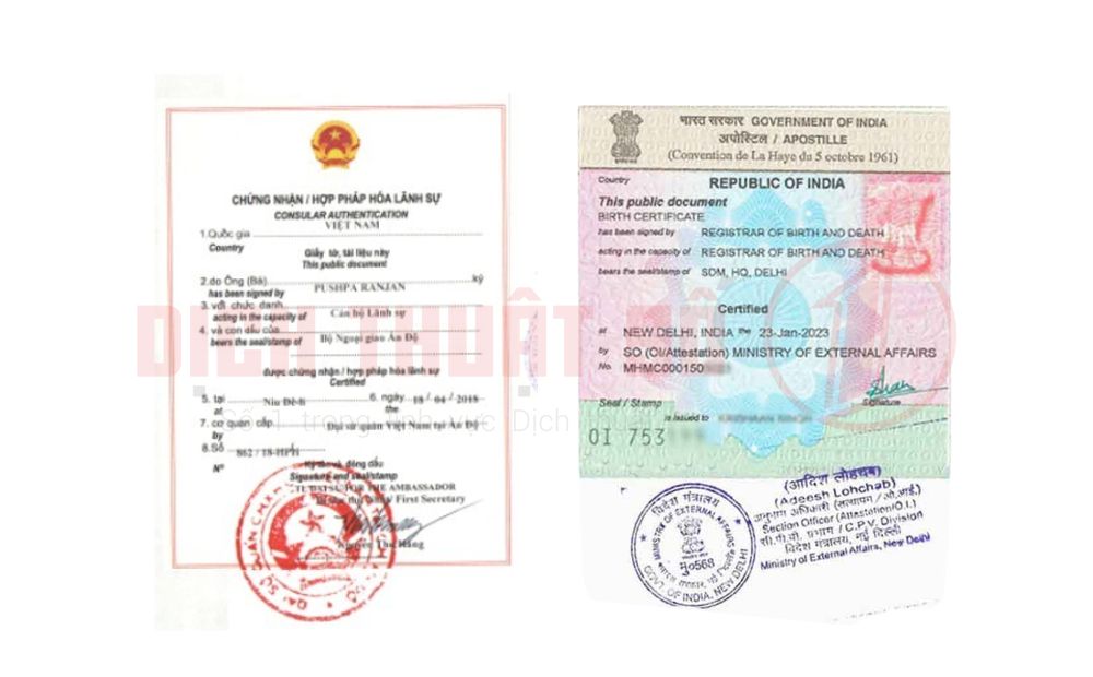 Phân biệt Apostille và hợp pháp hóa lãnh sự Ấn Độ