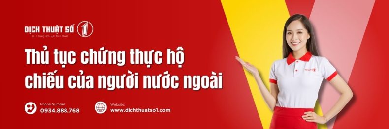 chứng thực hộ chiếu của người nước ngoài