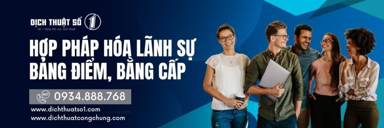 Hợp pháp hóa lãnh sự bảng điểm