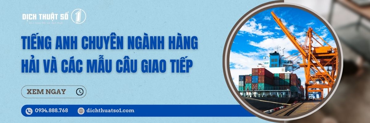 </noscript>Bộ Từ Vựng Tiếng Anh Chuyên Ngành Hàng Hải Bạn Nên Biết