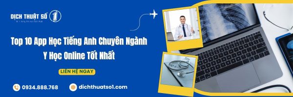 Top 10 App Học Tiếng Anh Chuyên Ngành Y Học Online Tốt Nhất