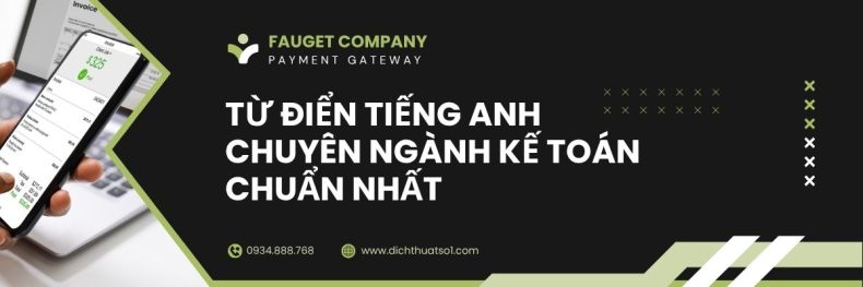 từ điển tiếng Anh chuyên ngành kế toán