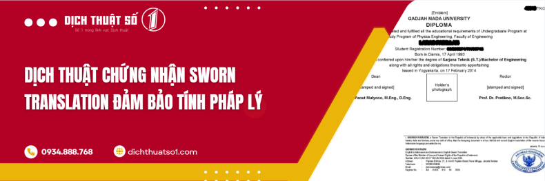 Dịch Thuật Chứng Nhận Sworn Translation
