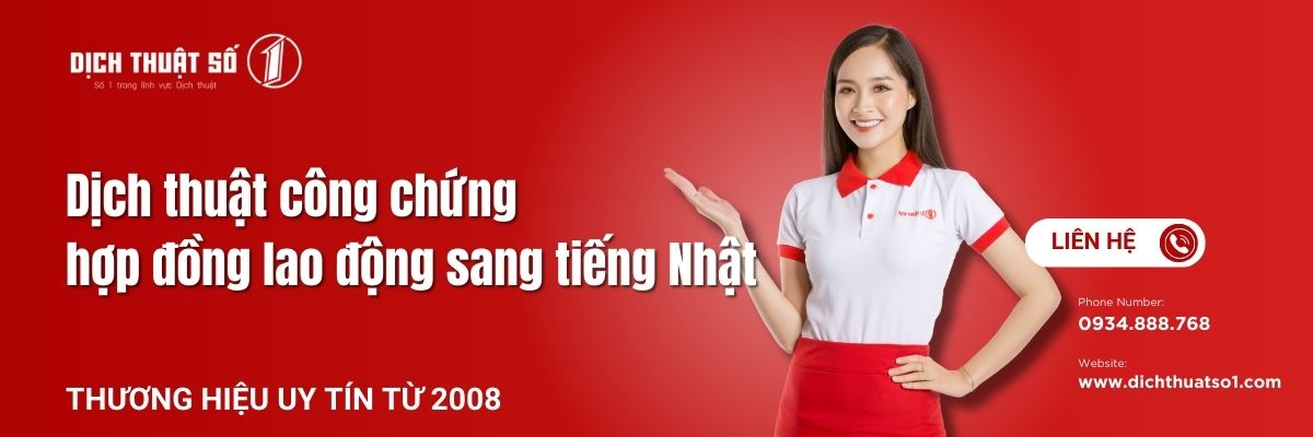 Dịch Thuật Công Chứng Hợp Đồng Lao Động Sang Tiếng Nhật Uy Tín
