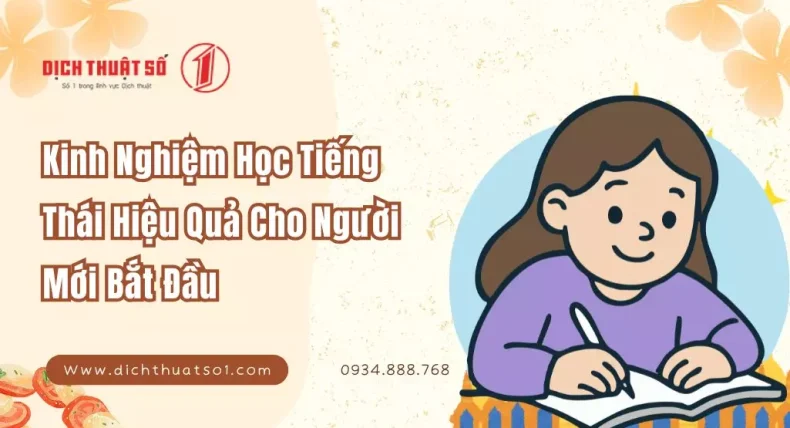 Kinh Nghiệm Học Tiếng Thái Hiệu Quả Cho Người Mới Bắt Đầu