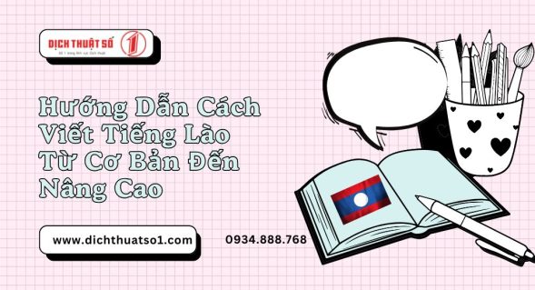 Hướng Dẫn Cách Viết Tiếng Lào Từ Cơ Bản Đến Nâng Cao