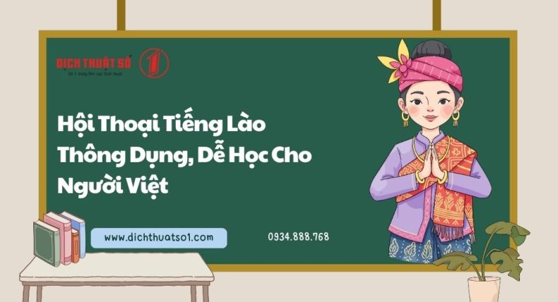 Hội Thoại Tiếng Lào Thông Dụng, Dễ Học Cho Người Việt