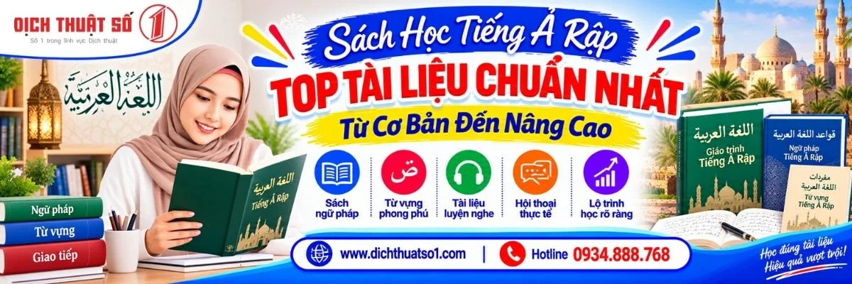 Sách Học Tiếng Ả Rập: Top Tài Liệu Chuẩn Nhất Từ Cơ Bản Đến Nâng Cao