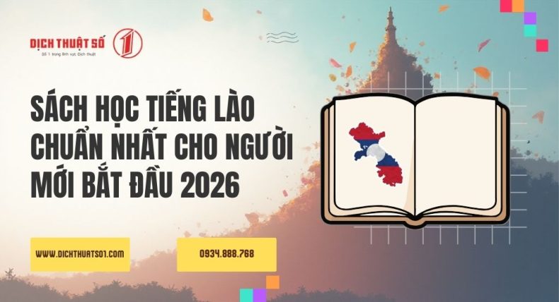 Sách Học Tiếng Lào Chuẩn Nhất Cho Người Mới Bắt Đầu 2026