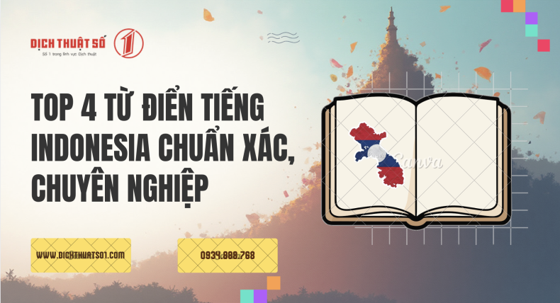 Top 4 Từ Điển Tiếng Indonesia Chuẩn Xác, Chuyên Nghiệp