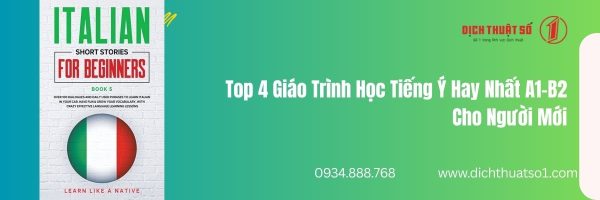 Top 4 Giáo Trình Học Tiếng Ý Hay Nhất A1–B2 Cho Người Mới