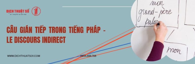 Câu Gián Tiếp Trong Tiếng Pháp - Le Discours Indirect