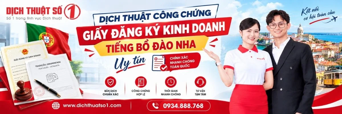 Dịch Thuật Công Chứng Đăng Ký Kinh Doanh Tiếng Bồ Đào Nha Uy Tín