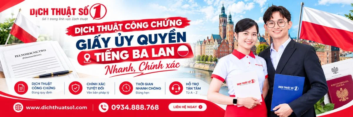 Dịch Thuật Công Chứng Giấy Ủy Quyền Tiếng Ba Lan Nhanh, Chính Xác