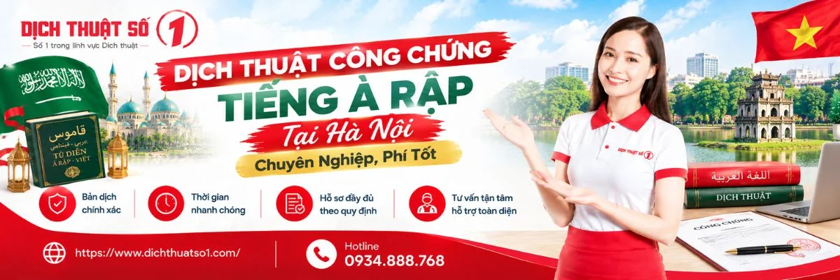 Dịch Thuật Công Chứng Tiếng Ả Rập Tại Hà Nội Chuyên Nghiệp, Phí Tốt