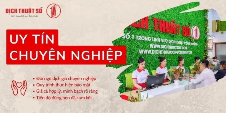 Dịch tiếng Đài Loan tại Dịch Thuật Số 1