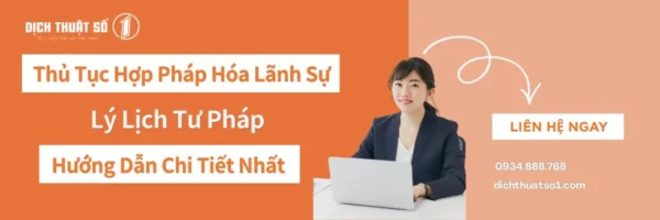 Thủ Tục Hợp Pháp Hóa Lãnh Sự Lý Lịch Tư Pháp Chi Tiết Nhất 2026
