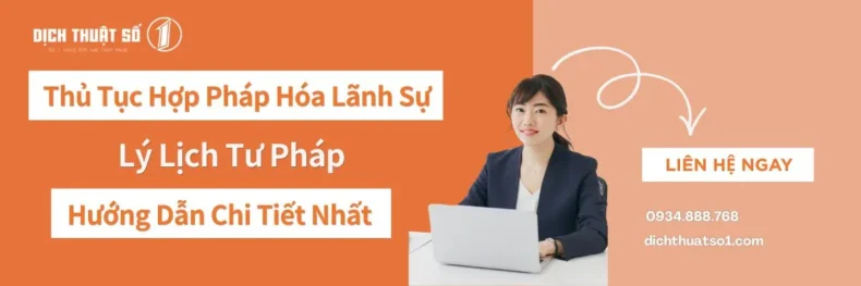 Thủ Tục Hợp Pháp Hóa Lãnh Sự Lý Lịch Tư Pháp Chi Tiết Nhất 2026