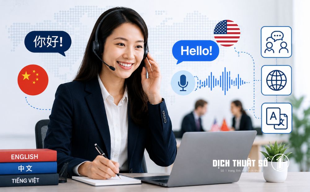Phiên dịch viên là gì? các loại hình phiên dịch viên