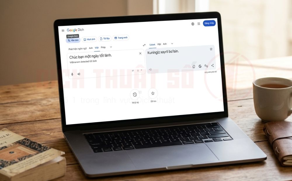 Google dịch tiếng Việt sang tiếng Uzbekistan