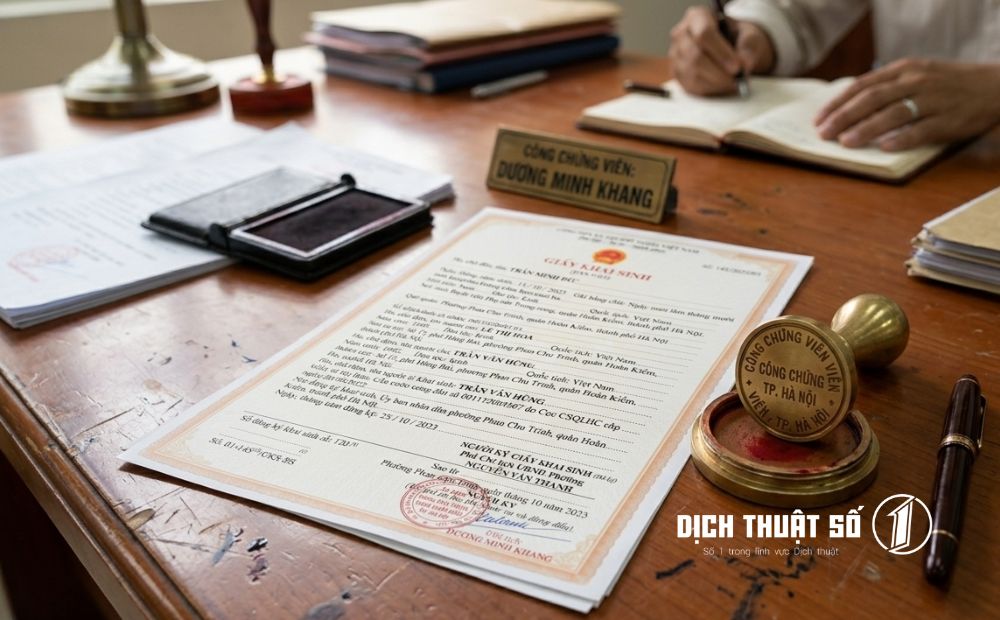 Giấy khai sinh bản sao công chứng là gì?