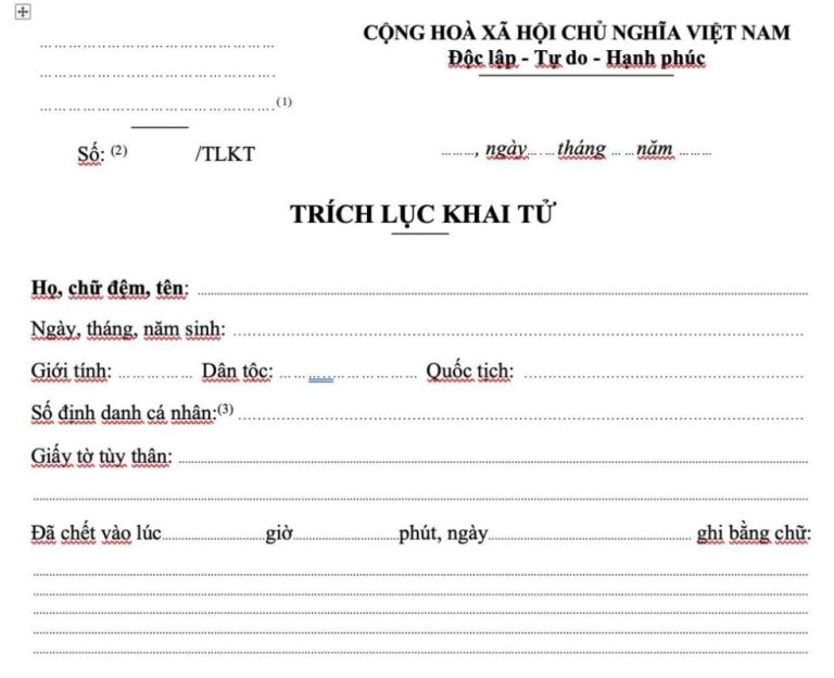 Hồ sơ trích lục cần chuẩn bị kỹ càng