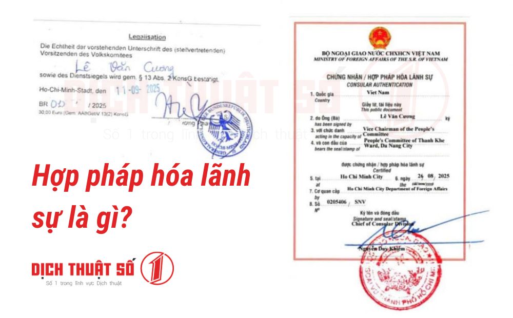 Hợp pháp hóa lãnh sự là gì?