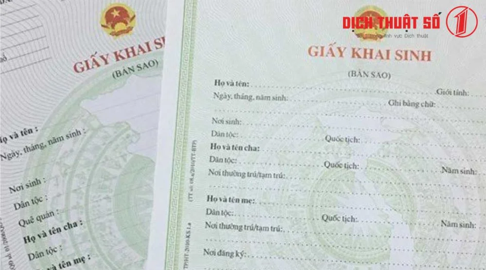 Những giấy tờ cần thiết để sao y công chứng giấy khai sinh