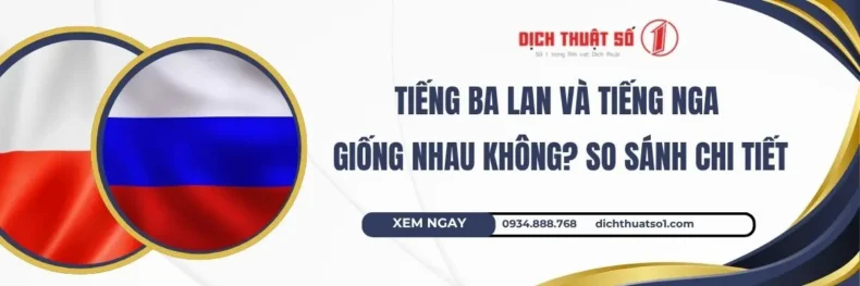 Tiếng Ba Lan Và Tiếng Nga Có Giống Và Khác Nhau Thế Nào?