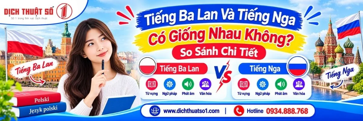 Tiếng Ba Lan Và Tiếng Nga Có Giống Nhau Không? So Sánh Chi Tiết