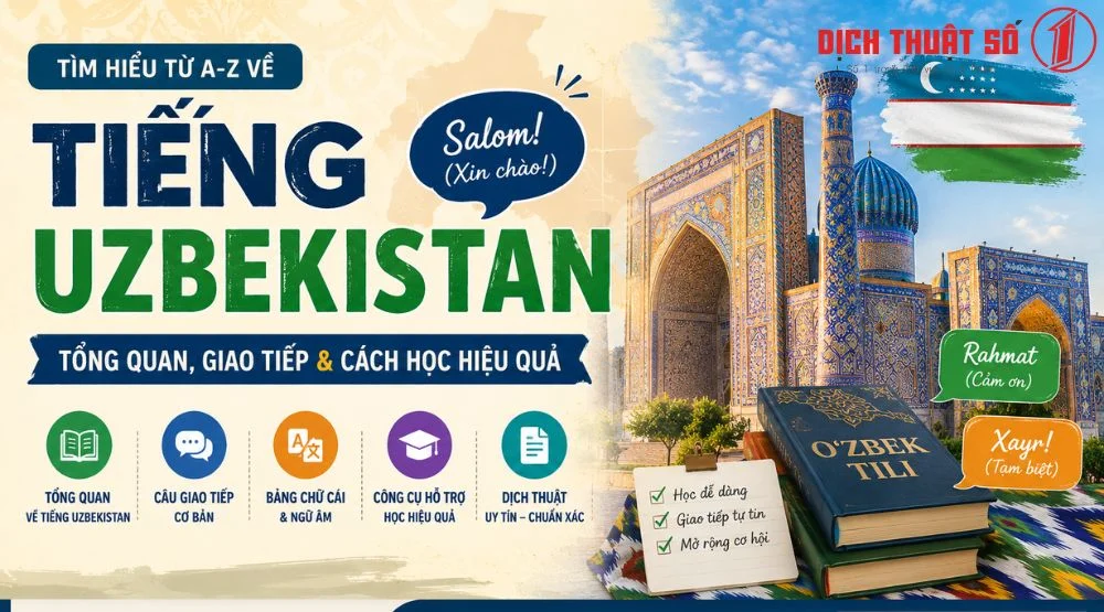 Tổng quan về tiếng Uzbekistan