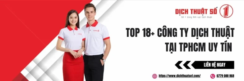 Danh sách công ty dịch thuật tphcm