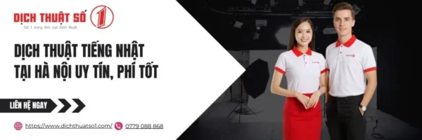 Dịch thuật tiếng nhật tại Hà Nội