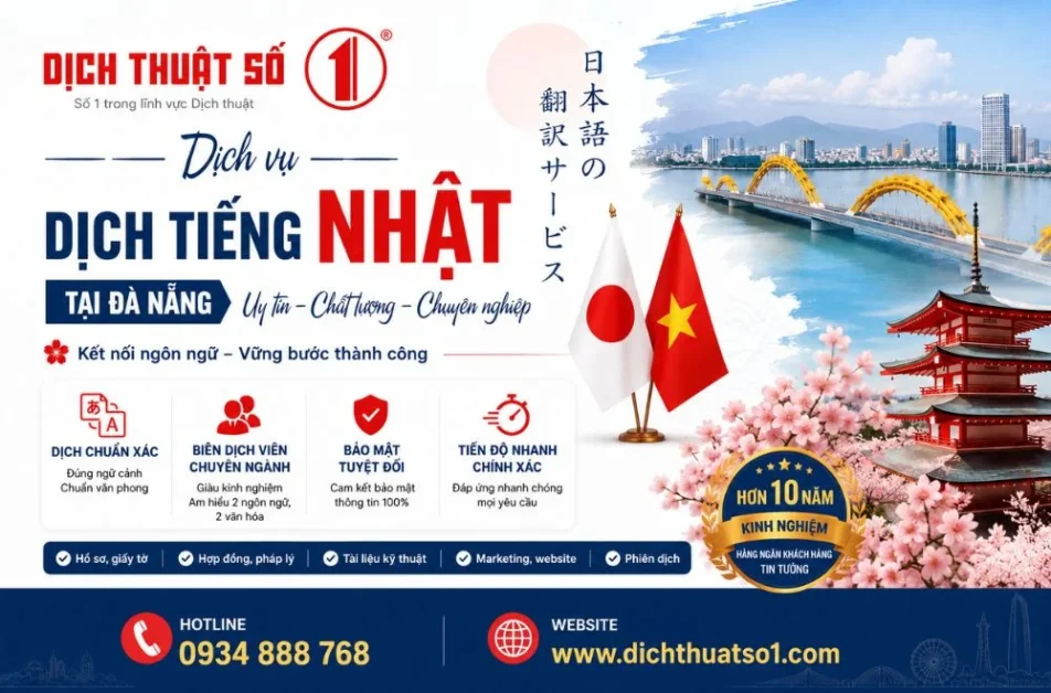 Dịch vụ dịch tiếng Nhật tại Đà Nẵng uy tín