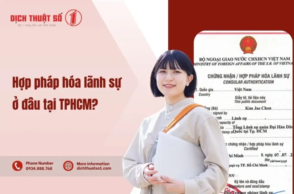 Hợp pháp hóa lãnh sự ở đâu tại TPHCM?