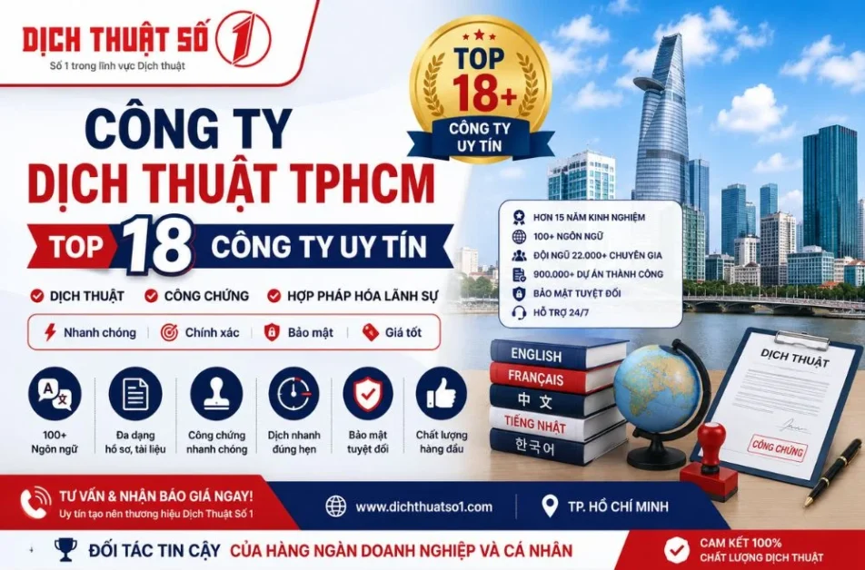 Tầm quan trọng của công ty dịch thuật TPHCM uy tín