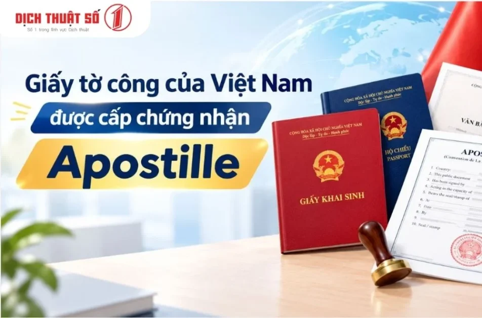 các loại giấy tờ thuộc diện Apostille khác