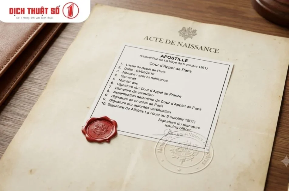 Kiểm tra tài liệu trước khi xin cấp Apostille