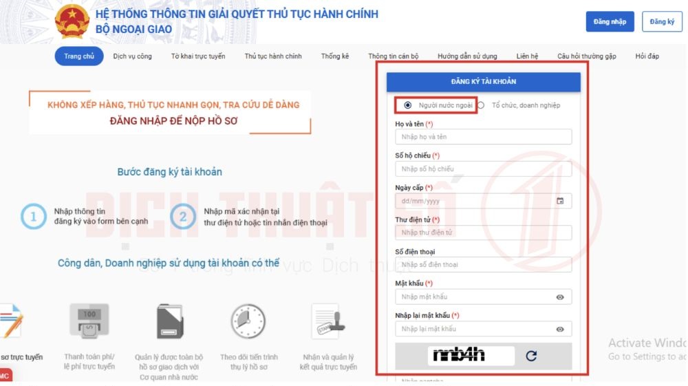 Khi nào cần đặt lịch hẹn hợp pháp hóa lãnh sự trực tuyến?